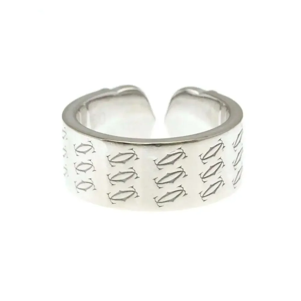 CARTIER 18k Silver Diamond Ring
